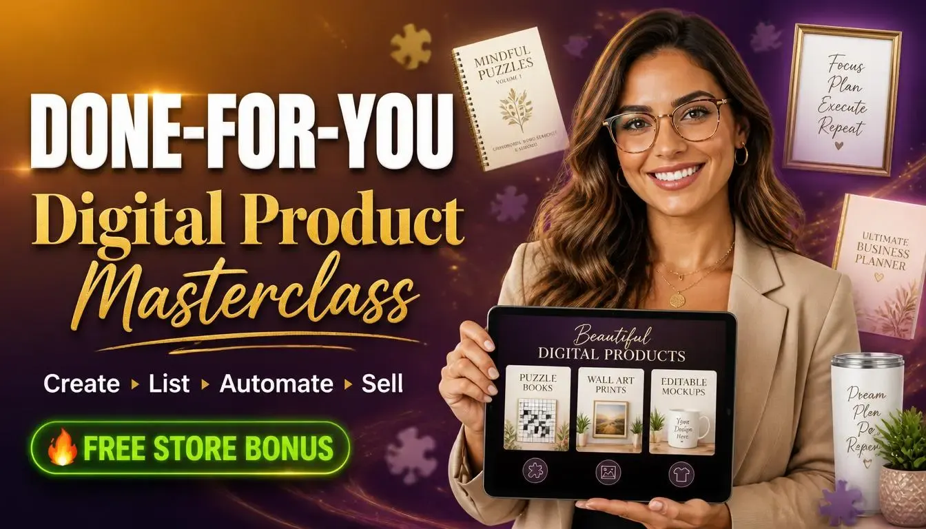 Done-For-You Digital Product Masterclass