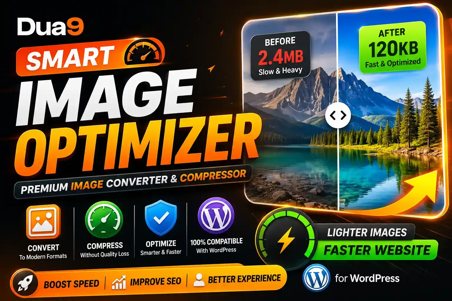 Dua9 Smart Image Optimizer – Premium Image Converter & Compressor for WordPress