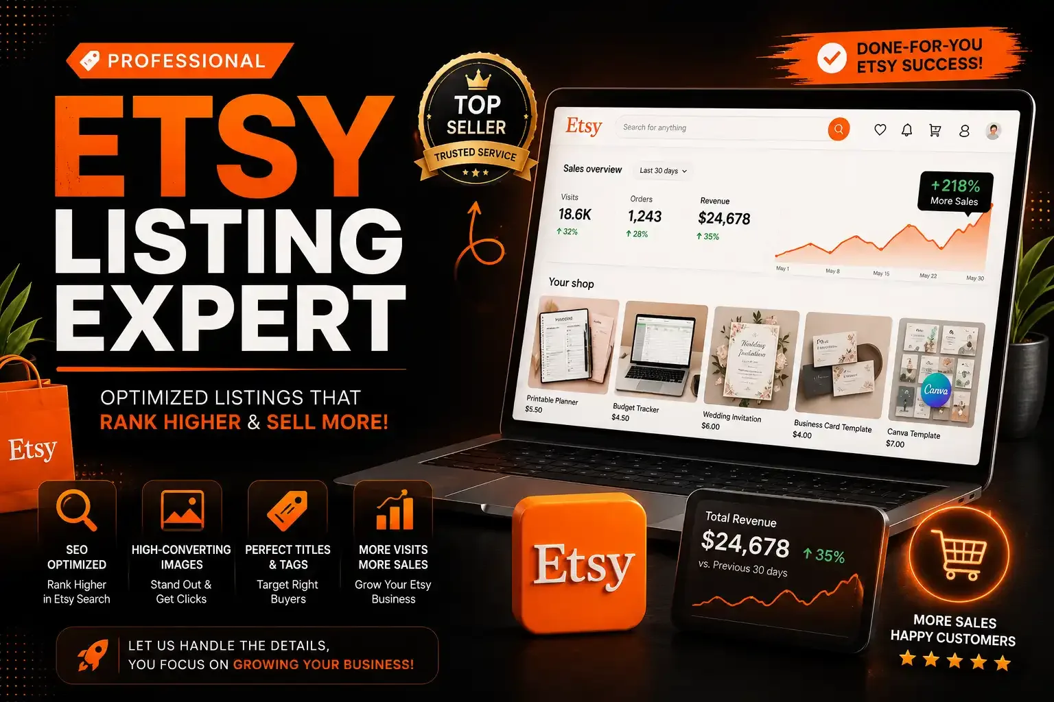 Hire Etsy Listing Expert